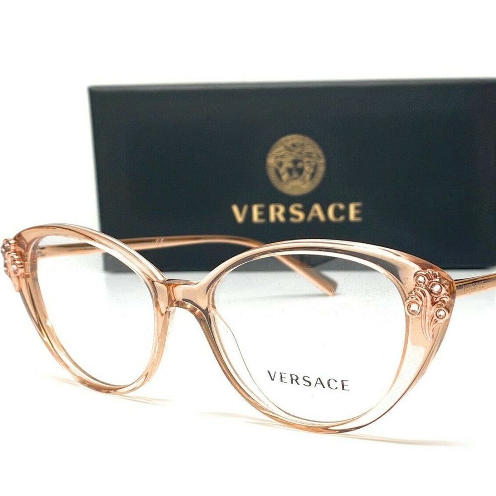 Versace Transparent Brown Cat Eye's